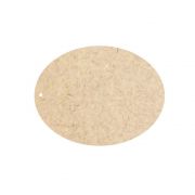 Kit 200 mini placa mdf oval 6 x 5 cm tag arte lembrancinha