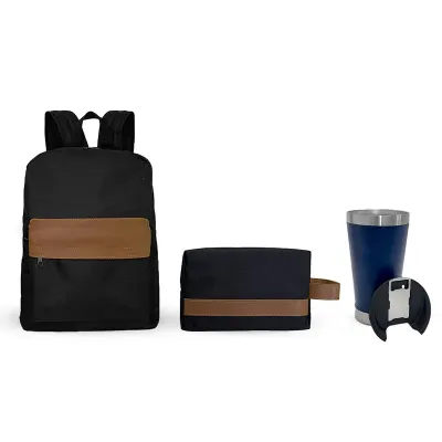 Kit 34 Mochila Necessaire e Copo
