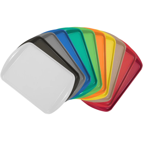 Kit 36 Bandeja Pequena Café Cafeteria Lanchonete LF230 em PP
