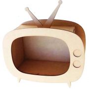 Kit 4 televisão retro nicho mdf TV 37cm decoração festa