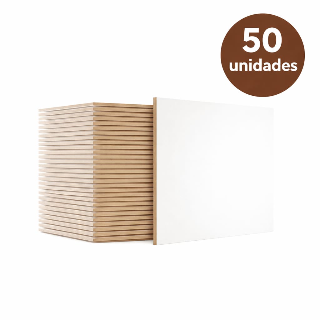 Kit 50 Azulejos 15x15 Para Sublimação Branco Subliflex