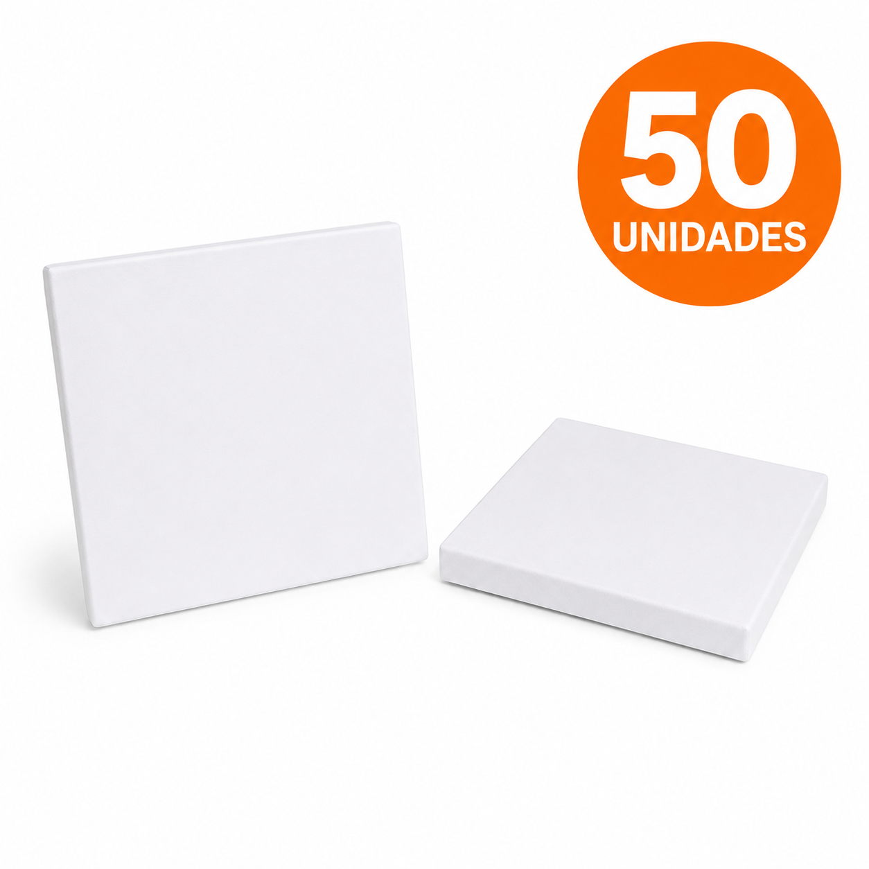 Kit 50 Azulejos 5x5 Para Sublimação Branco Subliflex