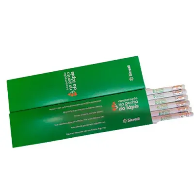 Kit 6 Lapis Com Embalagem 4 Corescromia