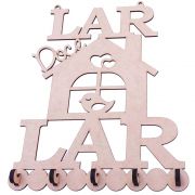 Kit 6 porta chave mdf Lar doce Lar porta chaveiro decoração