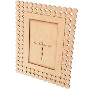 Kit 6 porta retrato mdf foto 15x21 modelo perola 2 fileiras