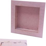 Kit 6 Quadro cenário 20 x 20 mdf moldura bebê arte francesa
