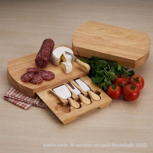 Kit Acessorios Para Queijo Personalizado