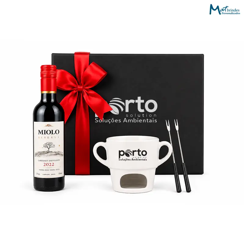 Kit Aconchego Inverno com Vinho e Fondue