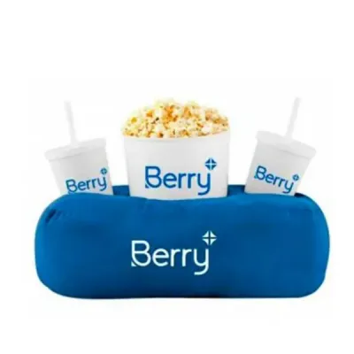 Kit Almofada Porta Pipoca e Copo Personalizado