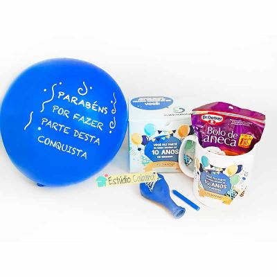 Kit Aniversario Com Caneca e Bolo