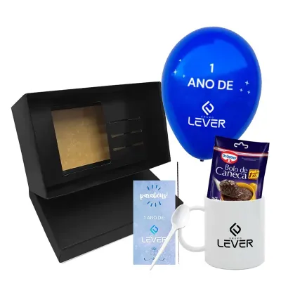 Kit Aniversario Corporativo Personalizado 1ano Empresa Al77