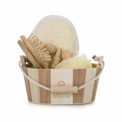 Kit Banho e Relax Corporativo Personalizado 5 Pecas Al64