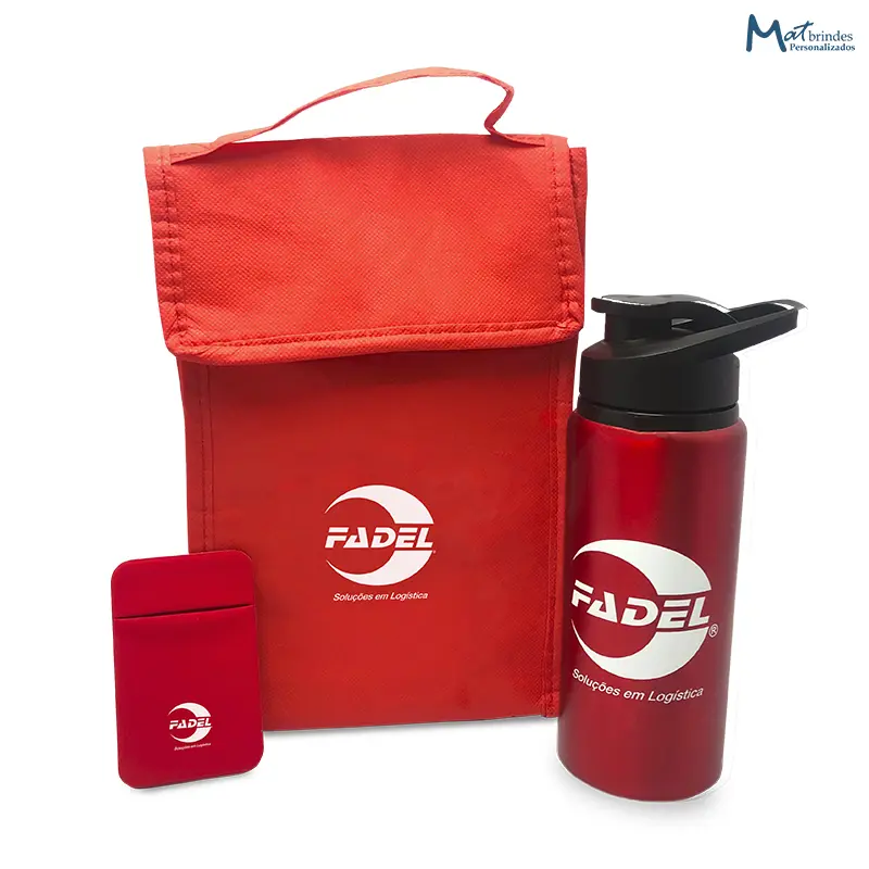 Kit Boas-Vindas com Bolsa Térmica Personalizada