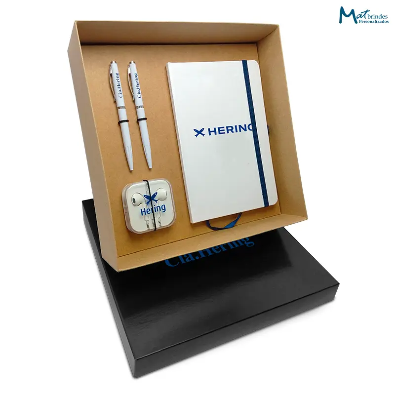 Kit Boas-Vindas Personalizado com Caderneta