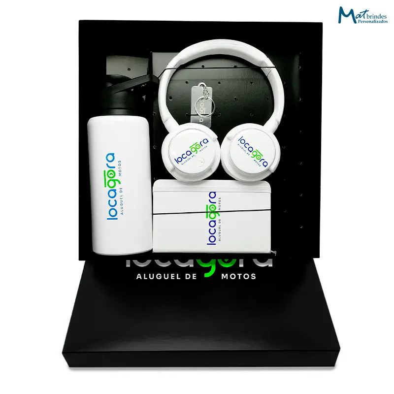 Kit Boas-Vindas Personalizado Impulso Fone Bluetooth