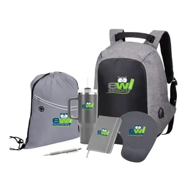 Kit Boas Vindas Premium Mochila Usb Caneca 1 2l e Brindes