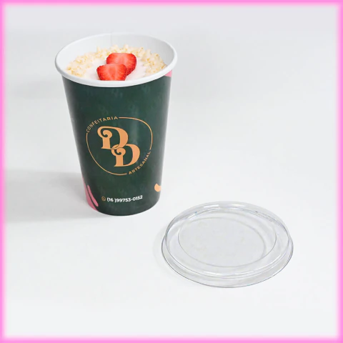 Kit Bolo no Pote Personalizado com Tampa 180ml - 500 unidades