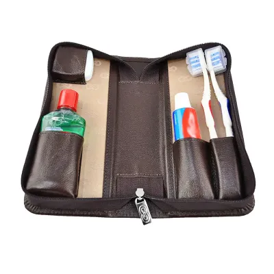 Kit bucal em couro personalizado