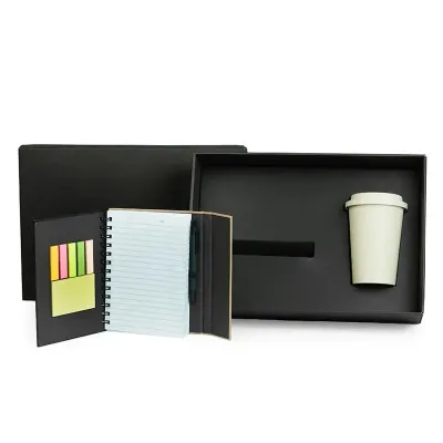 Kit Caderno Caneta e Copo