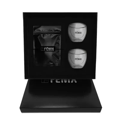 Kit Cafe Arabica Com Copos Parede Duplas