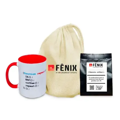 Kit Cafe Com Caneca de Porcelana Dia Das Maes
