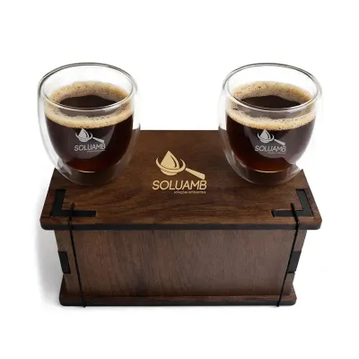 Kit café com dois copos MK054 - fechado
