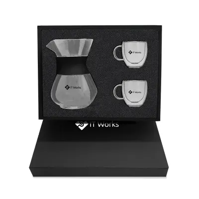 Kit Cafe Com Xicaras de Parede Dupla