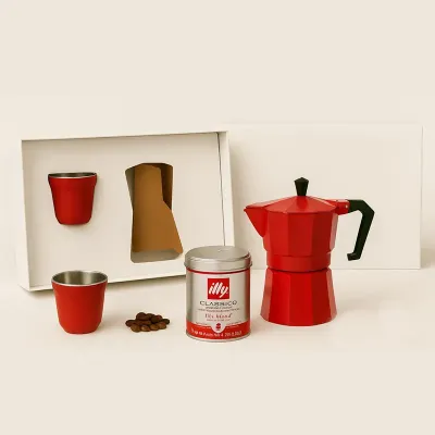 Kit Cafe e Cafeteira Italiana Personalizada