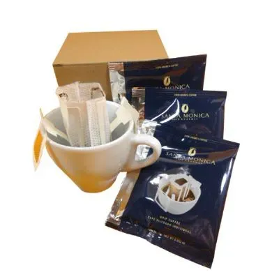 Kit café em caixa de micro papelão kraft