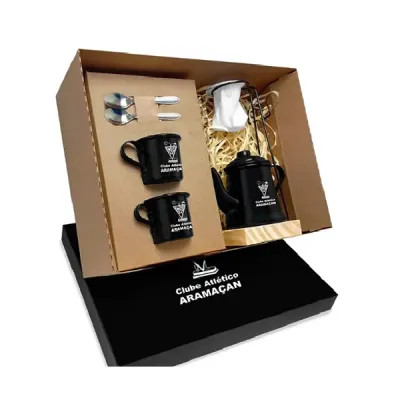 Kit Cafe Personalizado Com Mini Colheres