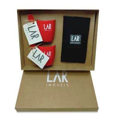 Kit Cafe Personalizado Com Xicaras em Fibra