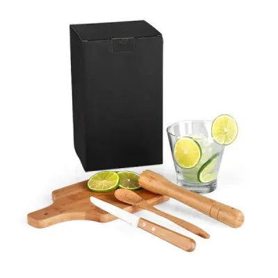 Kit Caipirinha Bambu com Copo