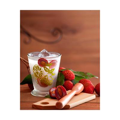 Kit Caipirinha Personalizado 3 Pecas Conjunto Composto Por 01 Copo de Vidro 400 ml 01 Socador de m