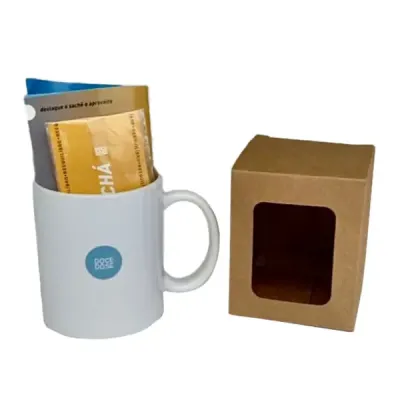 Kit Caneca Cafe Com Chocolate