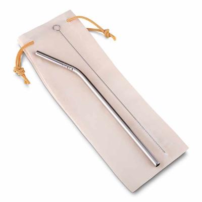 Kit Canudo em Aco Inox Com 02 Pecas