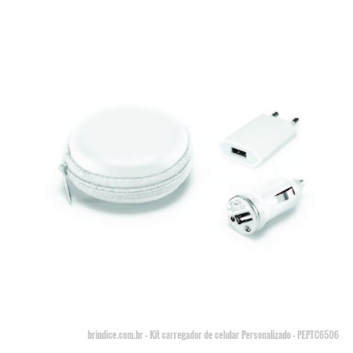 Kit Carregador De Celular Personalizado