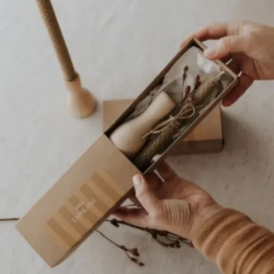 Kit Castiçal com Vela Cera Abelha