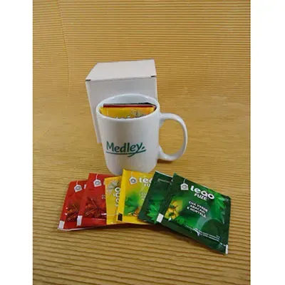 Kit Cha Com Caneca e 6 Saches de Cha