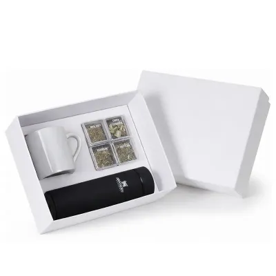 Kit Cha Personalizado Com Garrafa e Caneca