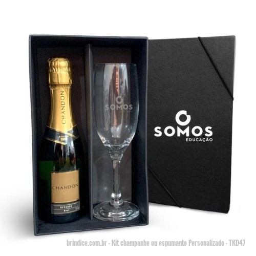 Kit Champanhe Ou Espumante Personalizado