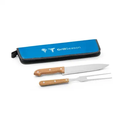 Kit Churrasco 2 Pcs em Estojo
