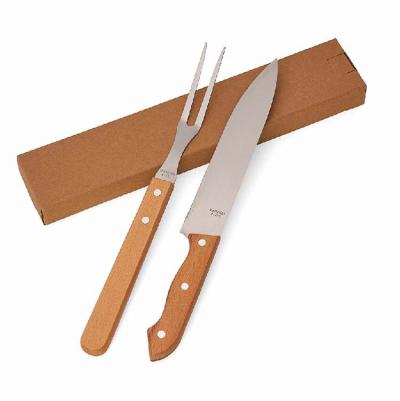 Kit Churrasco 2 Pecas em Embalagem de Kraft