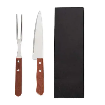 Kit Churrasco 2 Pecas em Estojo Ap14564