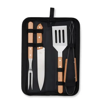 Kit Churrasco 4 Pecas Lnr08199