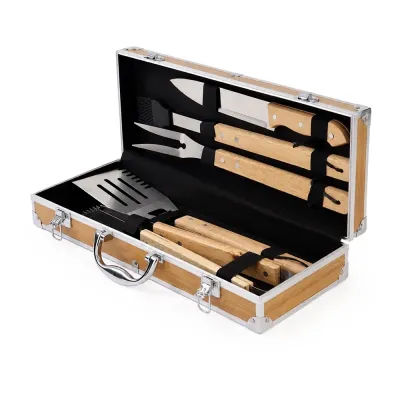 Kit Churrasco 5 Peças em estojo