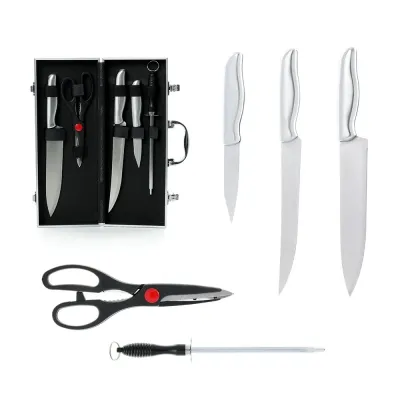 Kit Churrasco 5 Pecas em Maleta
