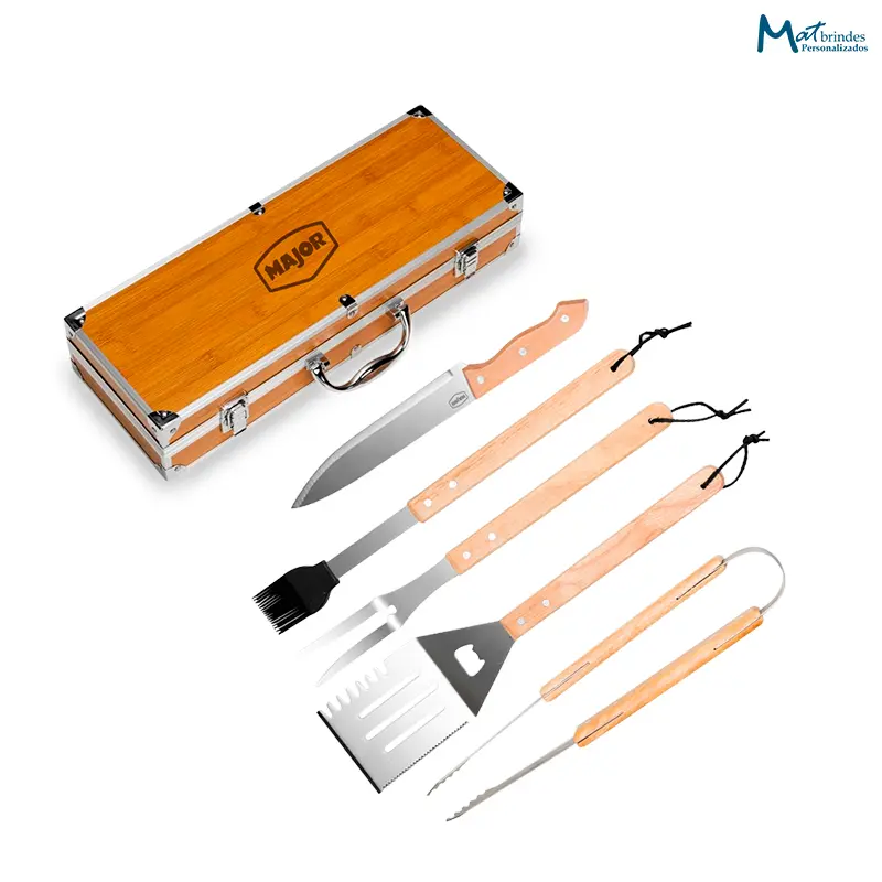 Kit Churrasco 5 Peças Personalizado