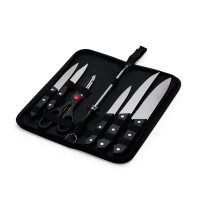 Kit Churrasco 7 Peças em estojo