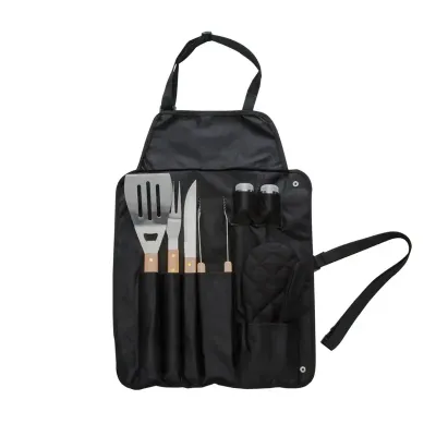 Kit Churrasco Avental 6 Pecas