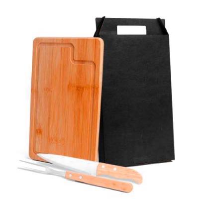 Kit Churrasco Bambu 3 Pecas